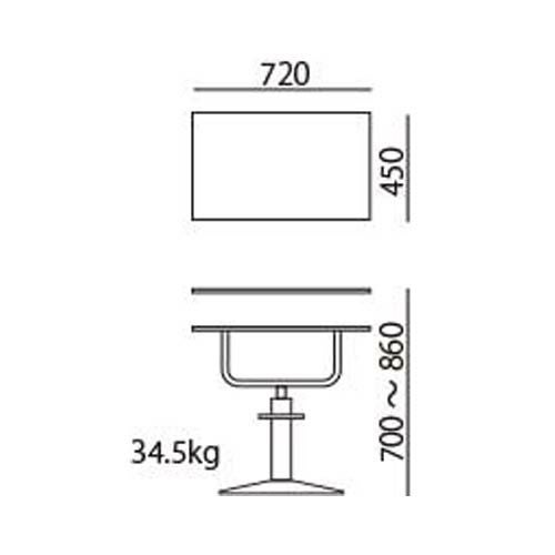 エーコ720 油圧式トリミングテーブル | petech(ペテック)本店