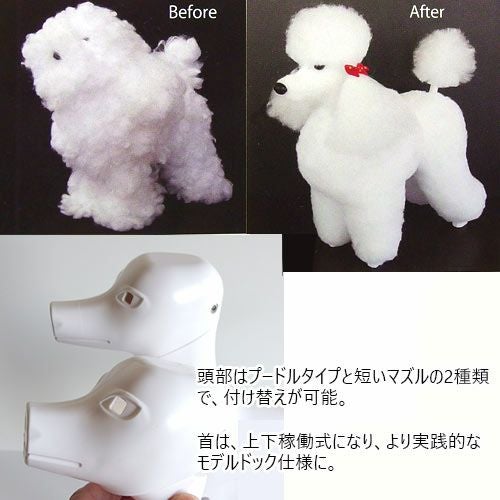 グルーミングレッスンドッグ フェイクドッグキット【ボディ&ウィッグ