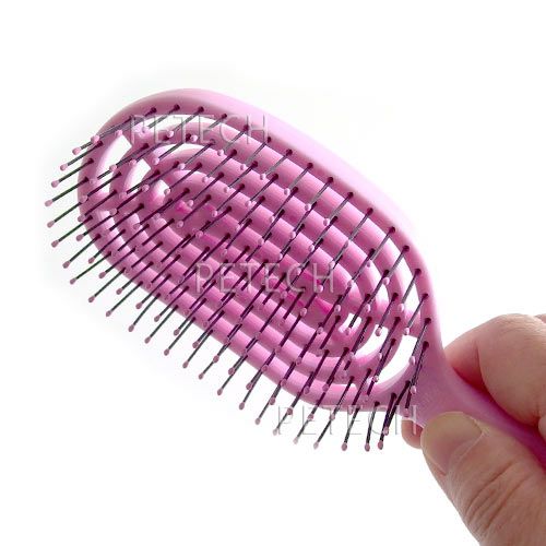 NuWay 4Hair ヘアブラシ JuniorC ピンク | petech(ペテック)本店