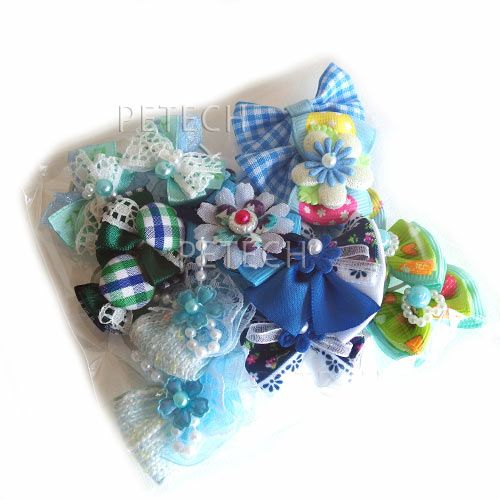 お楽しみペット用リボン アソート 男の子用 16ケ入 【メール便対応