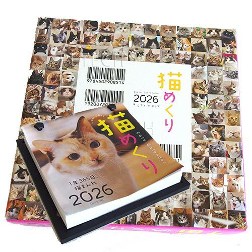 2026年カレンダー 猫めくり 台座付き 日めくりカレンダー ☆ | petech