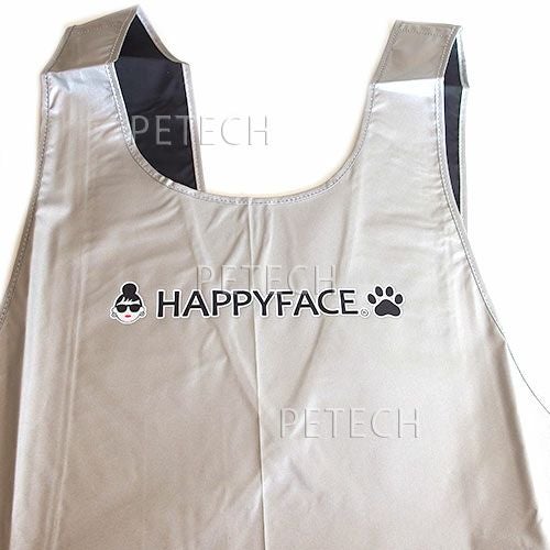 防水】HAPPYFACE 防水・軽量エプロン (ロゴver) トリマー用エプロン