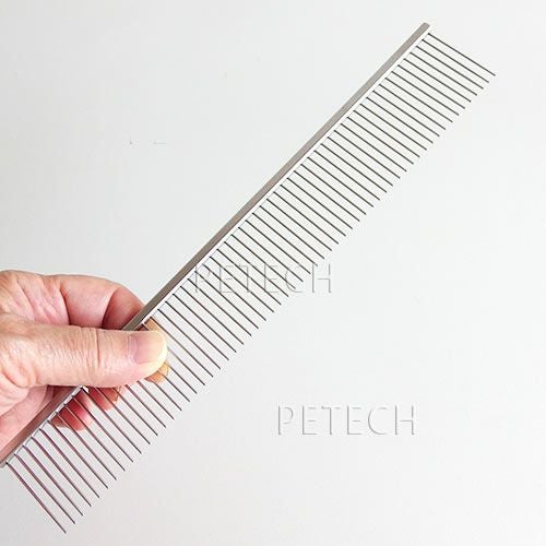 シルバー】サプリーム ピアノワイヤーコーム 245mm ペット用トリミング